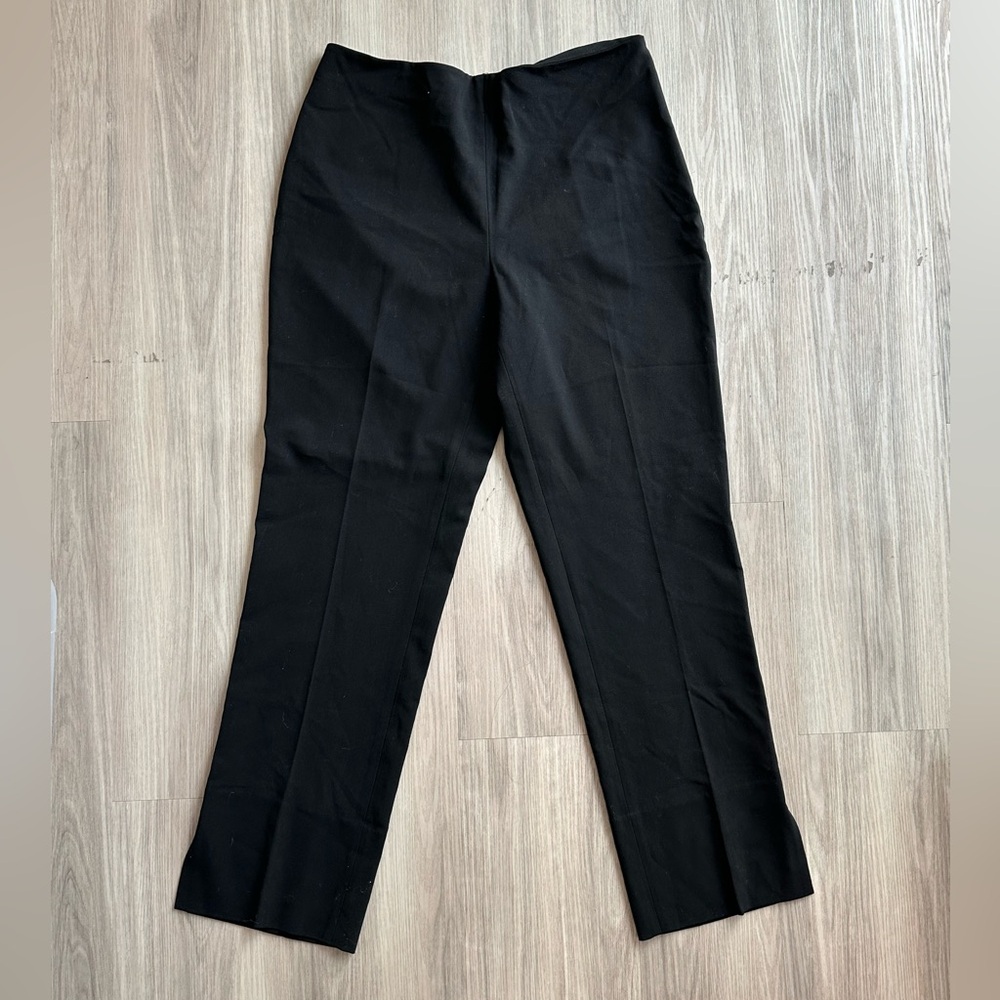 halogen black kick flare pants